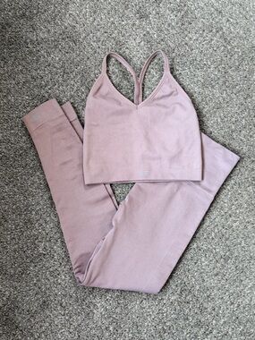 Set Active Ribbed Sculptflex Bra and Legging Set